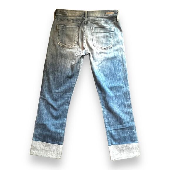 Citizens of Humanity Dani Cropped Straight Leg Jeans Size 27 Cuffed Medium Wash - Picture 2 of 11